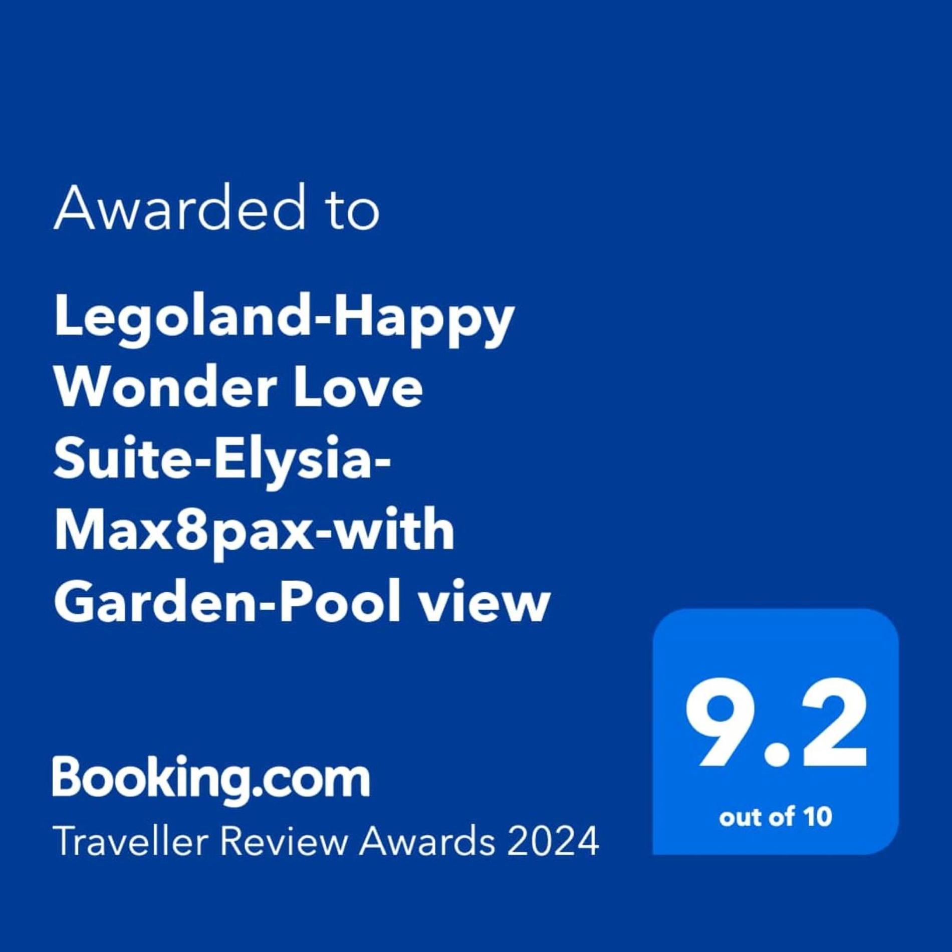 Legoland-Happy Wonder Love Suite-Elysia- Max8Pax-With Garden-Pool View Nusajaya  Luaran gambar